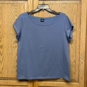 Eileen Fisher Cotton Short Sleeve Shirt